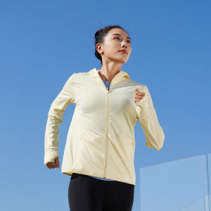 เสื้อคลุมกันแดด Decathlon สำหรับผู้หญิง ระบายอากาศได้ดี ป้องกันรังสียูวี สำหรับการวิ่งกลางแจ้ง ฤดูใบไม้ผลิ ฤดูร้อน ฤดูใบไม้ร่วง