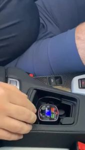 Original Car FM Transmitter Bluetooth 5.0 PD 18W Type-C Dual USB 3.1/4.8A Fast Charge MP3 Player LED Atmosphere Light Wireless Car Adapter RUIJA