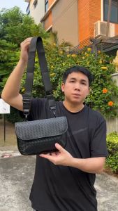 ของปวกผ้า กระเป๋าสะพายข้างผู้ชาย คาดอก สไตล์เกาหลี หนังPU Crossbody