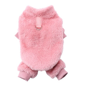 Soft Fleece Dog Pajamas Clothes Autumn Winter Pet Jumpsuit for Small Medium Dogs Puppy Sweater Warm Chihuahua Pug Onesie Outfits