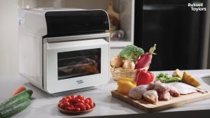 {FREE SHIPPING} Russell Taylors 10.5L Z11 Steam & Fry Mastery Steam Oven (3-in-1 Air Fryer/ Oven + Steamer + Steam Frying) / Toshiba 20L 1650W