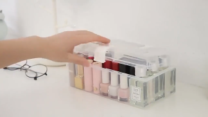 Transparent Plastic Medicine Storage Box with Handle First Aid Carrying Case Household Large Capacity Storage Box