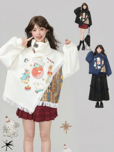 KEIKO | Áo Hoodie In Hình Xiếc Độc Đáo