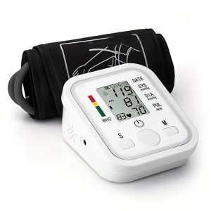Digital LCD Arm tensiometers Medical Blood Pressure Monitor Heart rate Meter Large Cuff Sphygmomanometer Portable Tonometer