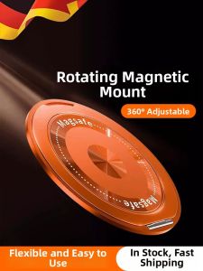 BIAOTU | Magnetic Rotatable Ultra-Thin Portable Phone Ring Holder Aluminum