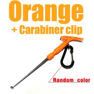 Universal Fly Fishing Knot Tying Tool with Hook Remover Quick Loop Knot Tyer Carabiner Clip - Fishing Accessory for Anglers