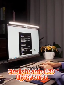 SAINTVILLA  LED Clip-On Light for Computer Displays - Adjustable and Eye-Friendly Desk Lamp for Offices