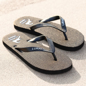 Luladi Mens Slip-On Summer Sandals Anti-Slip Wear-Resistant Soft Bottom Casual Rubber Slippers for Outdoor Wear