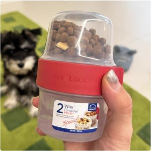 Hộp Đựng Thức Ăn Cho Chó Hai Lớp Di Động Hộp Đựng Nước Hộp Đựng Đồ Ăn Nhẹ Hộp Đựng Thức Ăn Bảo Quản Lâu Ngày Cho Chó