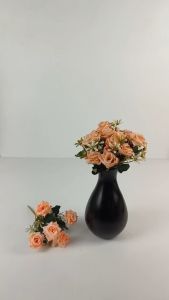 ROSE SEGI CABANG 5 ARTIFICIAL BERKUALITAS PREMIUM DEKORASI PESTA BUKET MAWAR CHRYSAN ROSE SUTRA ASLI SENTUH UNTUK MEJA RUMAH PERNIKAHAN BUATAN ARTIFISIAL IMPORT DAN TERJANGKAU