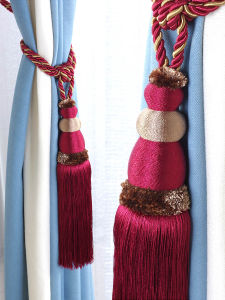 Elegant European Style Curtain Tie Backs Hanging Balls Bedroom Decorative Accessories High Quality Home Decorative Fabrics