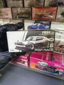 Pop Race Skyline KPGC110(Kenmeri)(White/Black)#PR64-252 #164