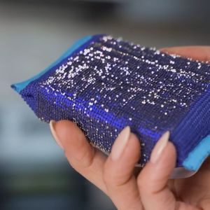 (Official MY) Scour Steel Scrub Daddy 2 in 1 pack Scouring Pad Cleaning Tough Stains