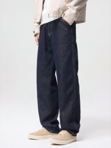 Wood soon | Vintage American Washed Loose Straight Denim Jeans