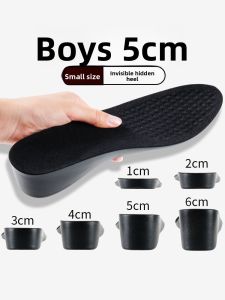 ZUYINBULUO | Height Increasing Insoles for Men Arch Support Summer Breathable Invisible 5cm