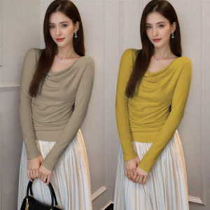 Lieoyuarn | Versatile Design Long Sleeve T-shirt Female