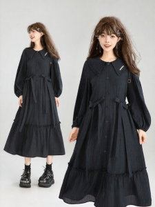 KEIKO | Đầm Nơ Dây Elegance Phong Cách Pháp Nhẹ Mùa Thu