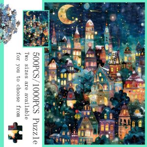 Jigsaw Puzzle for Adults 500/1000/1200/2000Pieces Scenery DIY Craft Home Wall Decoration Gift Idea