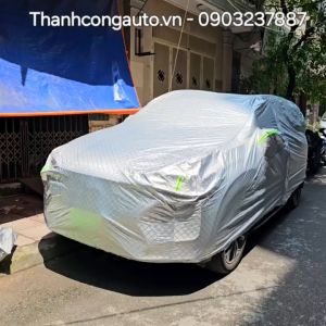 Bạt phủ toàn xe 3 lớp CHO XE HẠNG A: Morning i10 Fadil Wigo.. chống nắng nóng xước & chống cháy cho ô tô: Cao Cấp