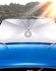 Foldable Car Sunshade Umbrella With High UV Barrier Car Sun Shade Car Windshield Window Folding Silvering Reflective Visor Shield Cover Sunshade ZYS