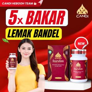 CANDI BEAUTY FAZS ISI 30 OBAT DIET SLIMMING PENURUN BERAT BADAN BPOM AMPUH TURUN 3-30 KG PELUNTUR LEMAK