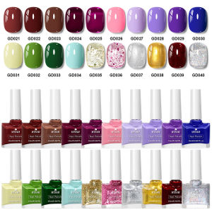 20pcs/set 15ml Water-Based Nail Polish Long Lasting Quick Drying No Need of Lamp to Cure Nail Supplies Vernis for Nails Manicure