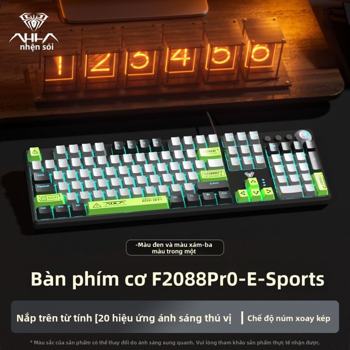 AULA | Bộ Bàn Phím Cơ Gaming 108 Phím (Công Tắc Pro Qing), Chuột & Tai ...