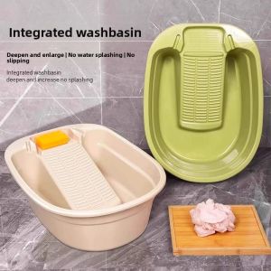 Besee | Integrated Washboard Thick Plastic Multifunctional Washing Basin