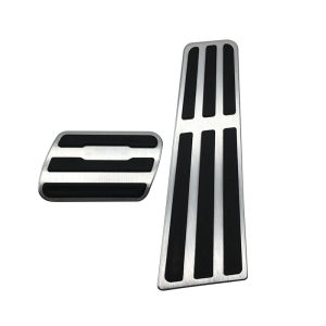 For Porsche Taycan 2019 2020 2021 2022 2022 2023 2024 2025 Aluminum Car Fuel Accelerator Brake Pedals Cover Non-Slip Pad