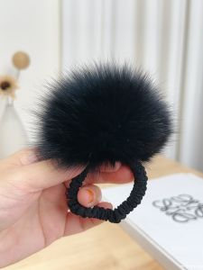 ยางรัดผมขนกระรอกสไตล์เกาหลี ยางยืด ขนสัตว์แท้ ทรงเรียบง่าย สำหรับผู้ใหญ่และเด็ก เครื่องประดับผม ขนสัตว์ แฟชั่น