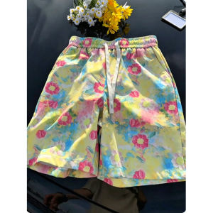 CHENMU | Quần Short In Hoa Hawaii Đôi