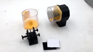 Máy cho cá ăn tự động hẹn giờ 2 chế độ kèm pin