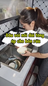Đầu vòi nước xoay linh hoạt 3 chế độ giúp tiết kiệm nước