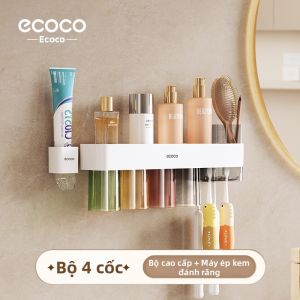 ecoco | Ghế Đựng Đồ Chải Răng Từ Tính Treo Tường Không Cần Khoan