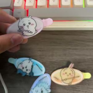Bandai | Kẹp Tóc Liền Mạch Hachiware Usagi Nhật Bản Phụ Kiện Tóc Thời Trang Đa Năng Dành Cho Nữ Kẹp Tóc Mái Đơn Giản Trang Trí ACG.