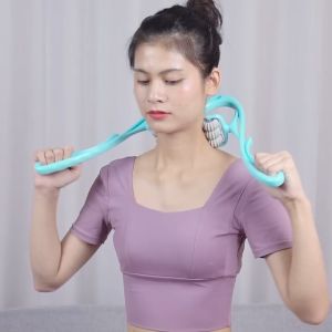 Marino เครื่องนวดคอแบบหนีบ เครื่องนวดคอแบบ 6 ล้อ ผ่อนคลายจากความเมื่อยล้า ปรับมุมได้ 360 องศา No.Y1992