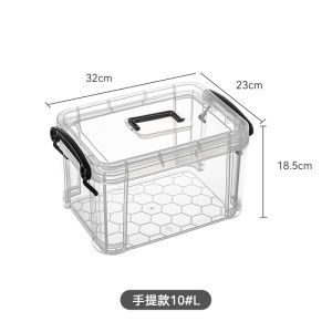 Gold Bear Cage Transparent Panoramic Breeding Farmhouse for Small Animals Rearing Cage Modern Style Storage Box