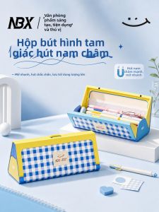 MINGZHUO | Vỏ Bút Dung Lượng Lớn Chống Nước Chống Bẩn Thẩm Mỹ Sáng Tạo Có Từ