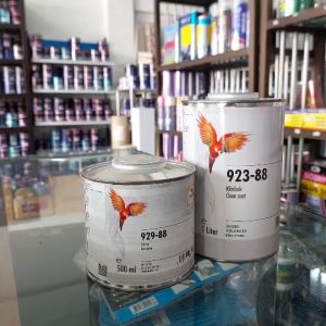 แลคเกอร์ Glasunt นกแก้ว 923-88/929-88 ระบบ 2:1 ให้ความเงาฉ่ำสูง และทนทาน ชุด 1 ลิตร