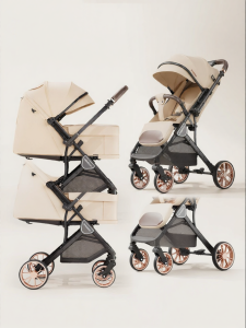 Beeshum | Foldable Lightweight Stroller 0-3 Years Sit and Recline