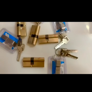 Euro Profile Cylinder Mortise Door Lock 70mm Indoor Door Lock Anti-theft Door Replacement Lock Cylinder