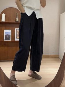 กางเกงขายาวทรงหลวมเอวสูงสำหรับผู้หญิงไซส์ใหญ่ ทรงฤดูร้อน ทรงหลวม ทรงกระต่าย ทรงหลวม กางเกงขายาวทรงหลวม