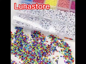 DIY Beads Kit for Name Bracelets Jewelry Making beads set kit with tools diy bracelet kit set beads
