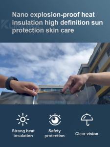 KUNGKIC | Car Window Tint Film Summer Solar UV Protector Tint Tinting Film for Cars Window Privacy Film 50cmX300cm Sun Shade Film