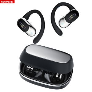 NEWMSNR ENC Call Noise Reductio Wireless Earbuds 360° Rotation Design Bluetooth Earphones With Mic Mirror Design Earphone Deep Bass Headphone