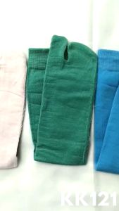 Nina Kaos Kaki Jempol Telapak Hitam Panjang Setengah Betis Warna Wanita Muslim Muslimah Basic Random