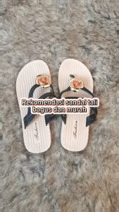 Sandal Bunga Estetik Nyaman Lentur Empuk & Tidak Licin