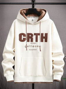 เสื้อสเวตเตอร์มีฮู้ดบุขนแกะหนาสำหรับเด็กและเยาวชน ฤดูใบไม้ร่วง/ฤดูหนาว สำหรับนักเรียนมัธยมต้นและมัธยมปลาย ทรงหลวม ปกติ