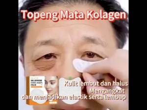 EELHOE  Filem Mata Elastik Kolagen   Topeng Mata Kristal Kulit Lembut Esen Kolagen