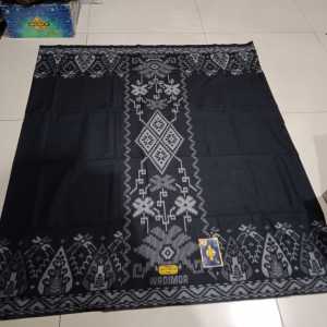 sarungwadimor dewasa motif bali tumpal kembang khusus hitam bisa seragam